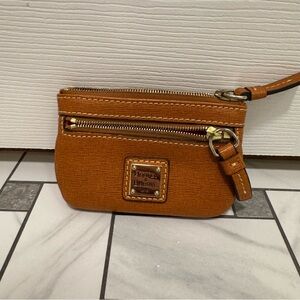 Dooney & Bourke Leather Coin Purse Brown